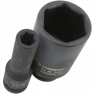 GARWIN PRO 626526-13 Набор ударных головок глубоких 78 мм 1/2" 13пр. 10-32 мм в пластиковом кейсе
