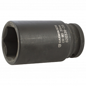 GARWIN PRO 620336-35 Головка, 3/4", 35 мм, торцевая, 6-гранная, ударная, глубокая