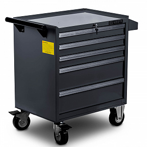 Licota AWX-2602G-N-R Тележка инструментальная с карманом, 5 полок, серая