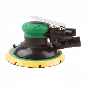 GARWIN PRO GS-ORB-2.5 Пневматическая, роторно-орбитальная шлифовальная машинка с пылеотводом, 150 мм, 15 отверстий, орбита 2.5 мм