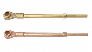 GARWIN INDUSTRIAL GSS-WU24 Ключ трещоточный с удлиняющейся ручкой искробезопасный 24 мм