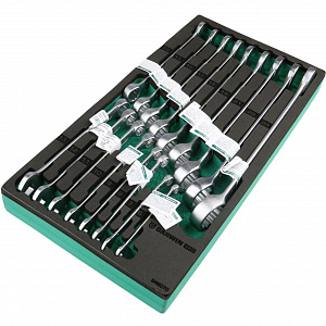 GARWIN PRO 646070 Набор ключей комбинированных 17 пр. 6-24 мм в ложементе EVA