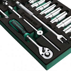 GARWIN PRO 646058 Набор торцевых головок 3/8" 36 пр. в ложементе EVA
