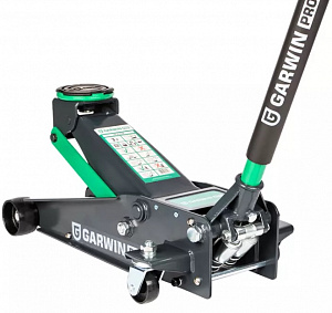 GARWIN PRO GE-PJ03A_ Домкрат подкатной 3 т, 130 - 462 мм, усиленный