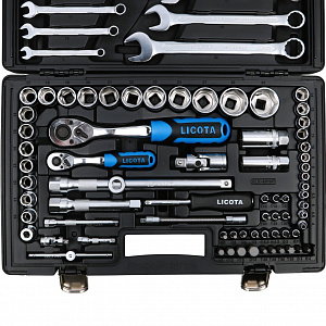 Licota ALK-8015F Набор инструмента 1/4" и 1/2", 83 предмета
