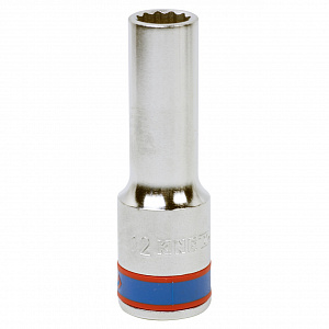 Головка торцевая глубокая двенадцатигранная 1/2", 12 мм KING TONY 423012M