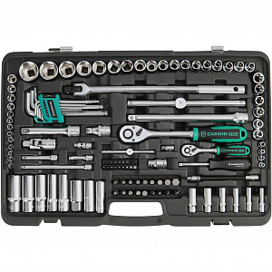 GARWIN PRO 640143 Набор инструментов 1/4" и 1/2", 143 предмета