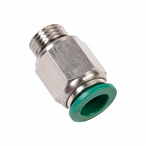 GARWIN PRO 808520-10-14-1 Фитинг цанговый М1/4" 10 мм, с уплотнением, металлический корпус