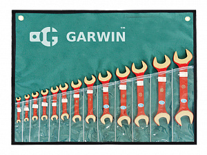 GARWIN INDUSTRIAL GSK-0111 Набор ключей рожковых искробезопасных 8х10-30х32 мм, 11пр.