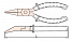GARWIN INDUSTRIAL GSS-ZOA02 Длинногубцы загнутые искробезопасные 150 мм-4004