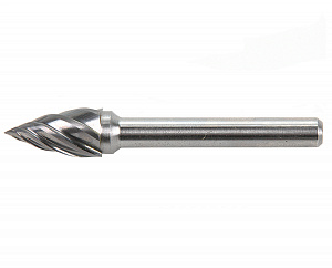 GARWIN INDUSTRIAL 900651-10*20*64 Борфреза параболическая с заостренным концом 10x20x64 мм, VHM, AL, форма G (серия 900651)