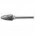 GARWIN INDUSTRIAL 900627-3*12,7*50 Борфреза параболическая с закругленным концом 3x12,7x50 мм, VHM, DC, TiAlN, форма F (серия 900627)-4004