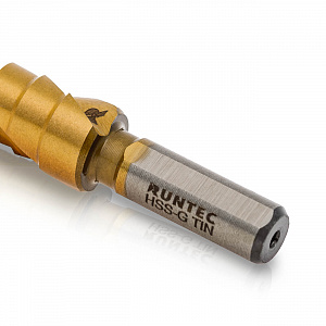 RUNTEC RT-DS4-12-9 Сверло ступенчатое RUNTEC 4-12 мм, 9 ступеней, HSS-TiN
