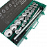 GARWIN PRO 643560-12 Набор торцевых головок дюймовых 3/4" 12 гр., 3/4"- 2", 23 пр.-4004