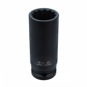 GARWIN INDUSTRIAL 621020-22 Головка, 1/2", 22 мм, торцевая, 12-гранная, ударная, глубокая
