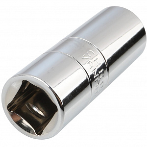 GARWIN PRO A14520-16 Головка, 1/2", 16 мм, торцевая, 6-гранная, свечная, резиновый фиксатор