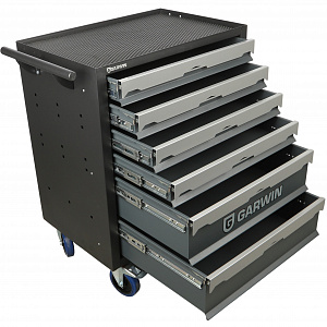 GARWIN PRO S01006 Тележка инструментальная 6 полочная серая