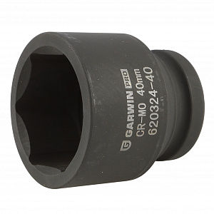 GARWIN PRO 620324-40 Головка, 3/4", 40 мм, торцевая, 6-гранная, ударная