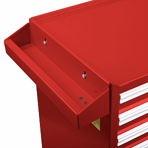 Licota AWX-2603R-N-R Тележка инструментальная с карманом, 7 полок, красная