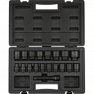 Licota ASA-40018 Набор ударных головок 1/2" 19 пр., 10-32 мм в кейсе