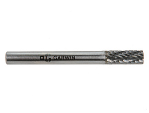GARWIN INDUSTRIAL 900505-6*16*60 Борфреза цилиндрическая с гладким торцом 6x16x60 мм, VHM, DC, форма A (серия 900505)