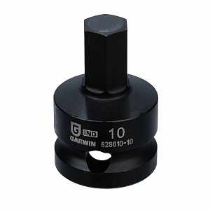 GARWIN INDUSTRIAL 626610-10 Головка торцевая, 1/2", HEX наружный, H10, ударный
