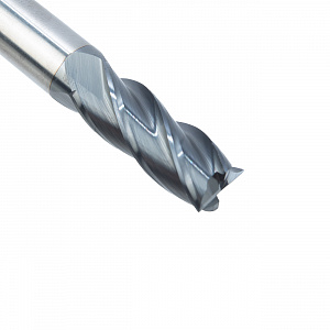 GARWIN INDUSTRIAL 160999-29 Фреза концевая твердосплавная 10 мм z4, общего применения, ф10x25x10x75L (35°) HRC50/LM AlTiN (серия UP100)