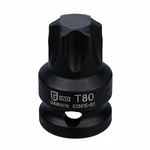 GARWIN INDUSTRIAL 626615-80 Головка торцевая, 1/2", TORX, T80, ударный