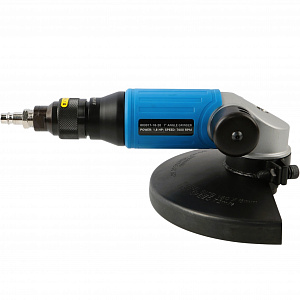 GARWIN INDUSTRIAL 803017-18-20 Пневматическая углошлифовальная машинка (УШМ) c поворотным включателем, 180 мм, 7600 об/мин., 1,8 л.с., промышленная