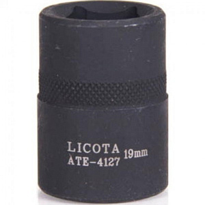Головка торцевая ударная 1/2" 5-гранная 19мм PSA LICOTA ATE-4127