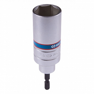 Головка для шуруповерта шестигранная 1/4", 24 мм, L = 110 мм KING TONY 76C1124M