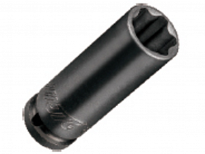 Головка для гайки колеса 1/2" 22мм JLR 6-гранная JTC