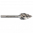 GARWIN INDUSTRIAL 900651-16*25*69 Борфреза параболическая с заостренным концом 16x25x69 мм, VHM, AL, форма G (серия 900651)-4004