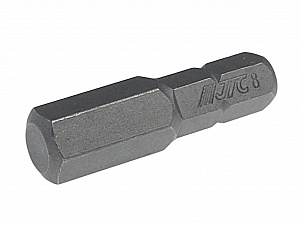 Бита HEX H8х30мм 1/4" DR 6-ти гранная JTC
