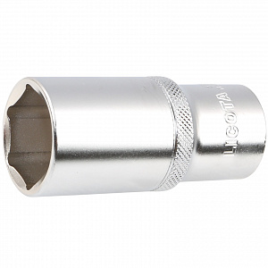 Licota N4027L Головка, 1/2", 27 мм, торцевая, 6-гранная, глубокая