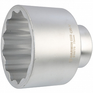 GARWIN PRO 610775-75 Головка, 1", 75 мм, торцевая, 12-гранная