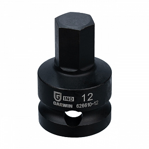 GARWIN INDUSTRIAL 626610-12 Головка торцевая, 1/2", HEX наружный, H12, ударный