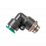 GARWIN PRO 808520-Г-12-38-1 Уголок M3/8" цанга 12 мм, с уплотнением, пластм. корпус-4004