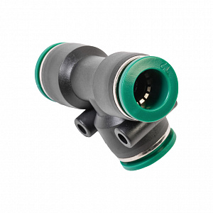 GARWIN PRO 808550-T-12-12-12 Фитинг цанговый Т-тройник 12 мм, с уплотнением, пластм. корпус