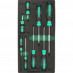 GARWIN PRO 646255 Набор отверток стандартных 8 пр. в ложементе EVA
