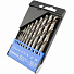 GARWIN INDUSTRIAL 100611-10 Набор сверл спиральных по металлу 1.0-10.0, шаг 1 мм, DIN 338, HSS-G, 10 предметов-4004