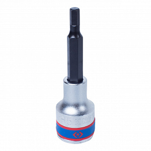 Насадка (бита) торцевая 1/2", Hex, 5 мм, L = 80 мм KING TONY 403505