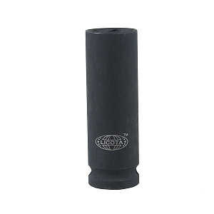 Licota AK4021L Головка, 1/2", 21 мм, торцевая, 6-гранная, ударная, глубокая, тонкостенная, для литых дисков