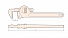 GARWIN INDUSTRIAL GSS-TJ060 Ключ трубный искробезопасный 0-60 мм, 450 мм-4004