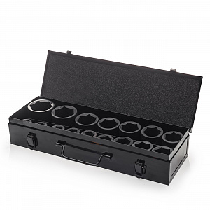 RUNTEC RT-IS2B16 Набор ударных головок RUNTEC 3/4", 17-50 мм, CrMo, 16 предметов