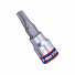 Насадка (бита) торцевая 1/4", Torx, T10, L = 37 мм, с отверстием KING TONY 203710-4004