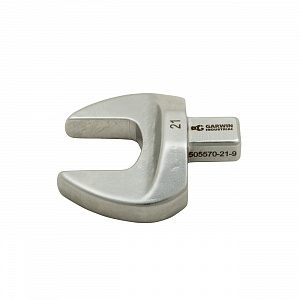 GARWIN INDUSTRIAL 505570-21-9 Насадка для динамометрического ключа рожковая 21 мм, с посадочным квадратом 9х12