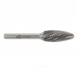 GARWIN INDUSTRIAL 900665-12*32*76 Борфреза пламевидная 12x32x76 мм, VHM, DC, форма H (серия 900665)