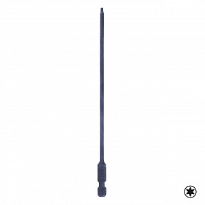 Вставка (бита) торцевая 1/4", Torx, Т6, 150 мм, для шуруповерта KING TONY 711506T