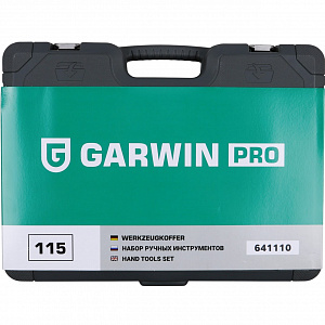 GARWIN PRO GTK-0103115 Набор ручных инструментов 1/4" и 1/2", 115 предметов